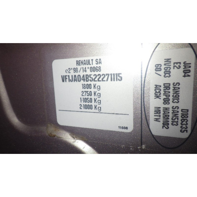 Przełącznik szyb sterowanych elektrycznie Renault Scénic I (JA) (1999 - 2003) -> 1999, Zie MEGANE MPV 1.6 16V (K4M-700)