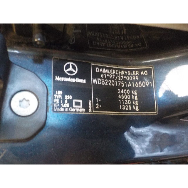 Zacisk hamulcowy przedni prawy Mercedes-Benz S (W220) (1998 - 2005) Sedan 5.0 S-500 V8 24V (M113.960)