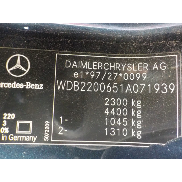 Silnik pompy wspomagania układu kierowniczego Mercedes-Benz S (W220) (1998 - 2005) Sedan 3.2 S-320 18V (M112.944)
