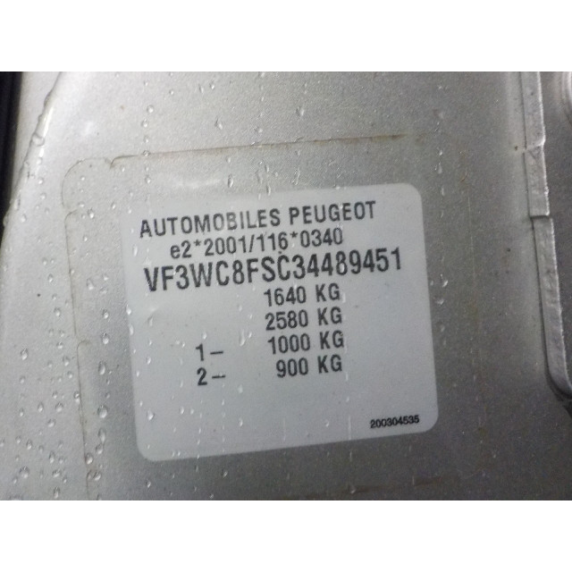 Silnik wycieraczek szyby tylnej Peugeot 207/207+ (WA/WC/WM) (2007 - 2010) 207 (WA/WC/WM) Hatchback 1.4 16_ (EP3(8FP))