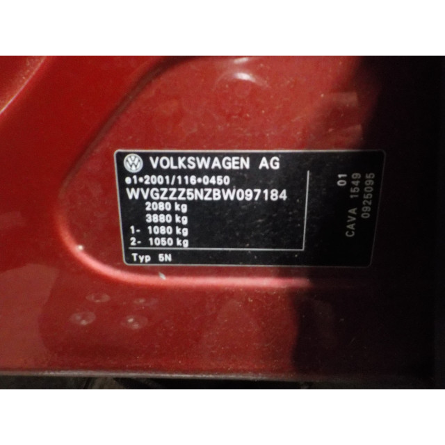Mechanizm sterowania elektrycznego szyby drzwi przednich lewych Volkswagen Tiguan (5N1/2) (2008 - 2018) SUV 1.4 TSI 16V (CAVA(Euro 5))