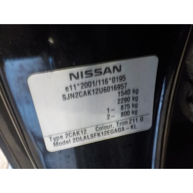 Kokpit Nissan/Datsun Micra C+C (K12) (2005 - 2011) Cabrio 1.4 16V (CR14DE)