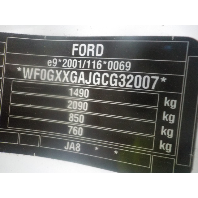 Kokpit Ford Fiesta 6 (JA8) (2008 - 2017) Hatchback 1.25 16V (SNJB(Euro 5))