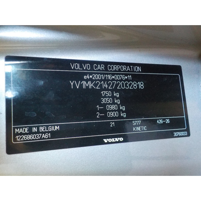 Mechanizm elektryczny centralnego zamka drzwi przednich prawych Volvo C30 (EK/MK) (2006 - 2012) 1.8 16V (B4184S11)