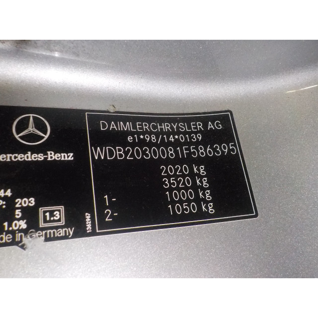 Silnik pompy wspomagania układu kierowniczego Mercedes-Benz C (W203) (2003 - 2007) Sedan 2.2 C-220 CDI 16V (OM646.963)