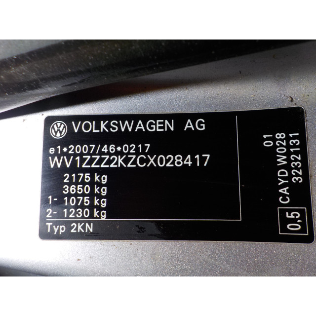Kolumna zawieszenia przednia prawa Volkswagen Caddy III (2KA/2KH/2CA/2CH) (2010 - 2015) Van 1.6 TDI 16V (CAYD)