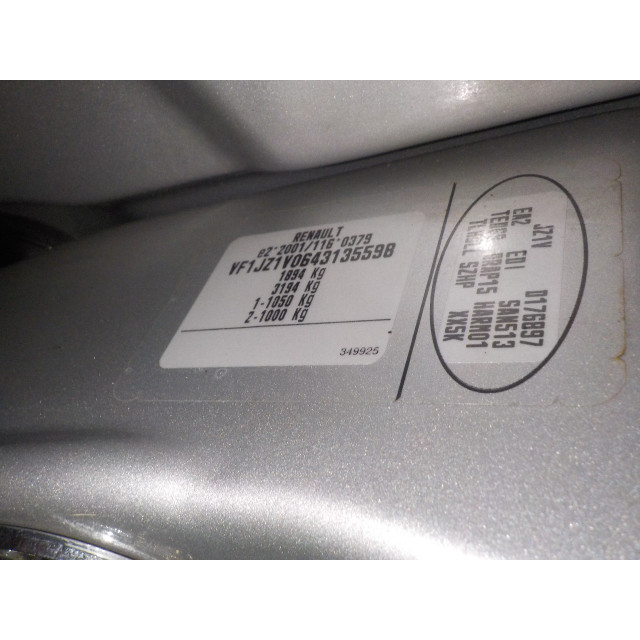 Mechanizm sterowania elektrycznego szyby drzwi przednich prawych Renault Scénic III (JZ) (2009 - teraz) MPV 1.4 16V TCe 130 (H4J-700(H4J-A7))