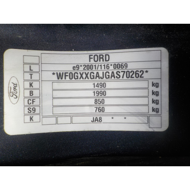 Mechanizm sterowania elektrycznego szyby drzwi przednich lewych Ford Fiesta 6 (JA8) (2008 - 2017) Hatchback 1.25 16V (STJA(Euro 5))