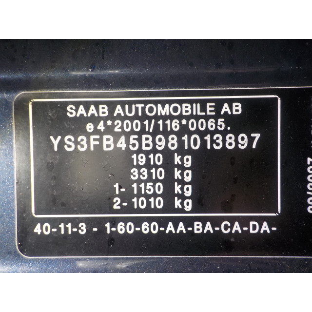 Pompa układu klimatyzacji Saab 9-3 II Sport Sedan (YS3F) (2004 - 2015) Sedan 1.8i 16V (Z18XE(Euro 5))