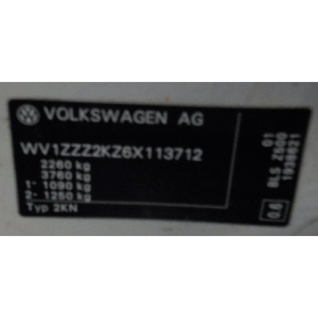Pierścień ślizgowy Volkswagen Caddy III (2KA/2KH/2CA/2CH) (2004 - 2010) Van 1.9 TDI (BLS)