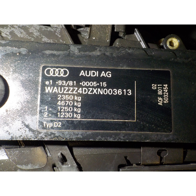 Nagrzewnica rezystancyjna Audi A8 (D2) (1998 - 2002) Sedan 4.2 V8 40V Quattro (AQF)