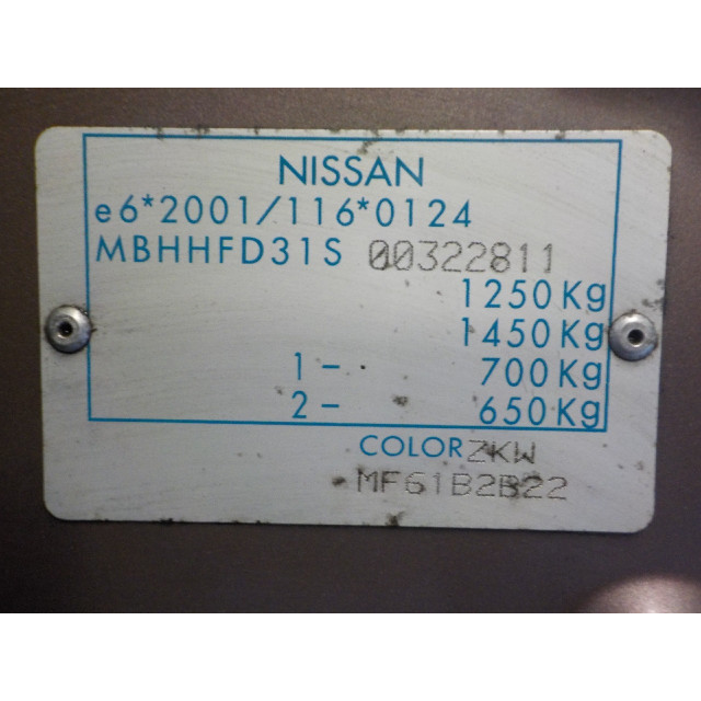 Nagrzewnica rezystancyjna Nissan/Datsun Pixo (D31S) (2009 - teraz) Pixo Hatchback 1.0 12V (K10B)