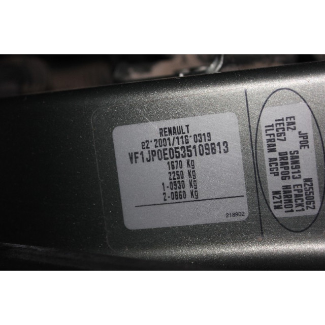 Przełącznik spryskiwacza szyby przedniej Renault Modus/Grand Modus (JP) (2004 - 2012) MPV 1.5 dCi 65 (K9K-752)