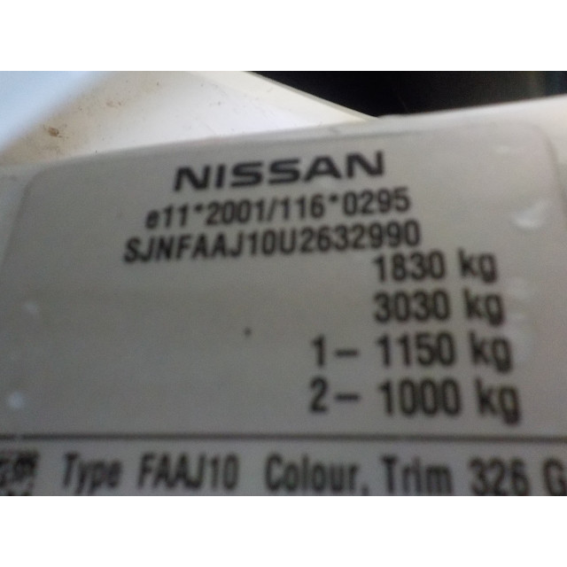 Jednostka sterująca wspomaganie kierownicy Nissan/Datsun Qashqai (J10) (2010 - teraz) SUV 1.6 16V (HR16DE)