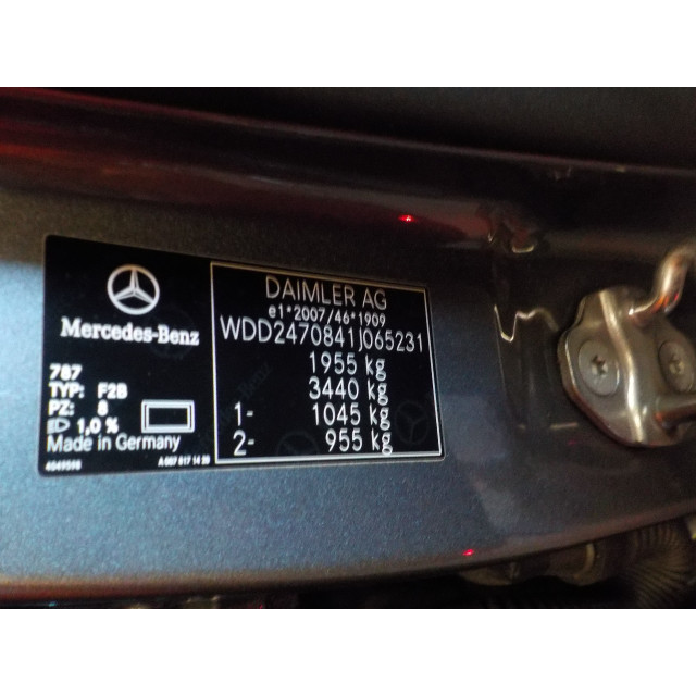 Mechanizm elektryczny centralnego zamka drzwi przednich prawych Mercedes-Benz B (W247) (2018 - 2025) Hatchback 1.3 B-180 Turbo 16V (M282.914)