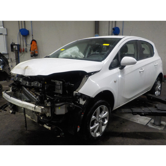 Pas bezpieczeństwa prawy przedni Vauxhall / Opel Corsa E (2014 - 2019) Hatchback 1.0 SIDI Turbo 12V (B10XFT(Euro 6))