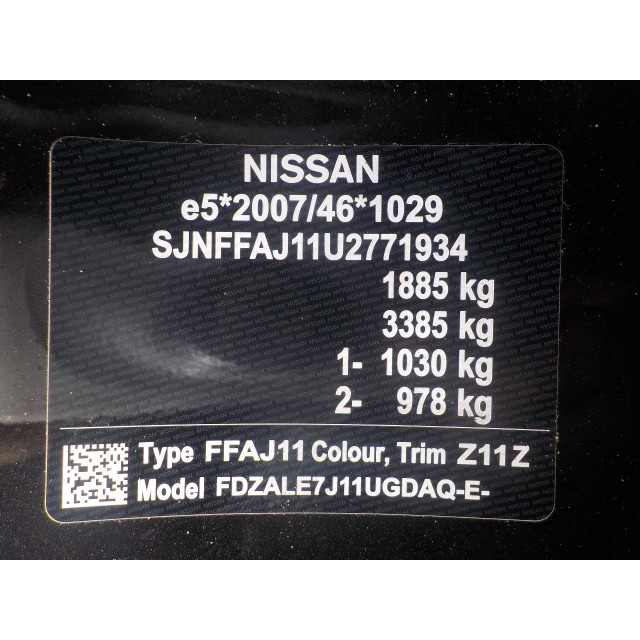 Piasta przednia prawa Nissan/Datsun Qashqai (J11) (2018 - teraz) SUV 1.3 DIG-T 160 16V (HR13DDT)