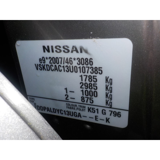 Lewe tylne światło na zewnątrz Nissan/Datsun Pulsar (C13) (2013 - teraz) Hatchback 1.6 GT DiG-T 16V (MR16DDT(Euro 5))