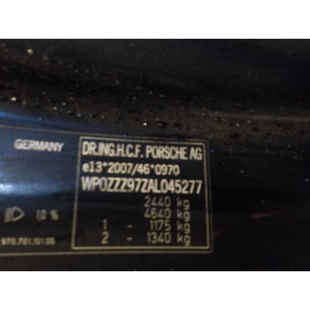 Różne elementy pneumatyczne Porsche Panamera (970) (2009 - 2013) Hatchback 4.8 V8 32V 4S (M48.40)