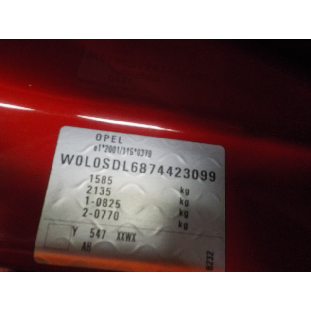 Mechanizm zamka elektrycznego klapy tylnej Vauxhall / Opel Corsa D (2006 - 2010) Hatchback 1.0 (Z10XEP(Euro 4))