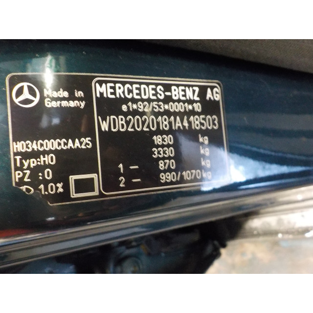 Ramka światła przedniego lewego Mercedes-Benz C (W202) (1993 - 2000) Sedan 1.8 C-180 16V (M111.920)