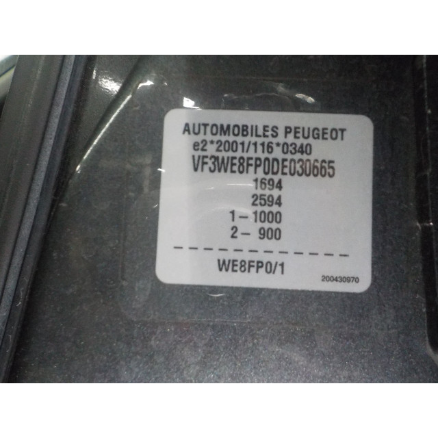 Panel sterowania temperaturą Peugeot 207 SW (WE/WU) (2007 - 2013) Combi 1.4 16V Vti (EP3C(8FP))