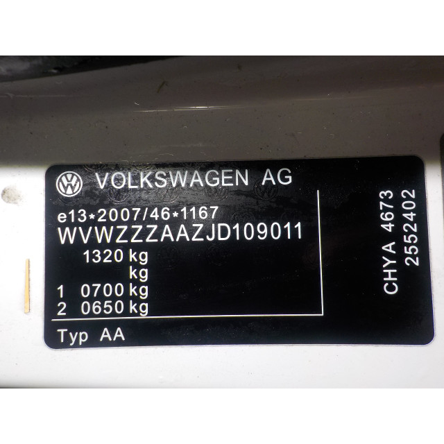 Alternator Volkswagen Up! (121) (2011 - 2020) Hatchback 1.0 12V 60 (CHYA)