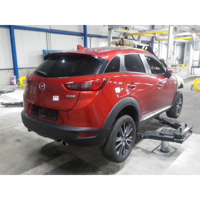 Mechanizm sterowania elektrycznego szyby drzwi tylnych lewych Mazda CX-3 (2015 - teraz) SUV 2.0 SkyActiv-G 120 (PEXB)