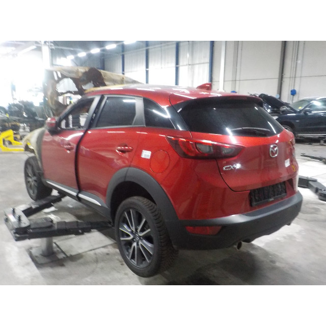 Mechanizm sterowania elektrycznego szyby drzwi tylnych prawych Mazda CX-3 (2015 - teraz) SUV 2.0 SkyActiv-G 120 (PEXB)