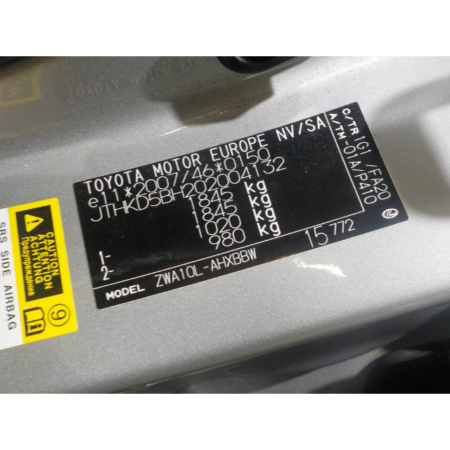 Przełącznik spryskiwacza szyby przedniej Lexus CT 200h (2010 - 2020) Hatchback 1.8 16V (2ZRFXE)