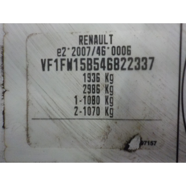Zacisk hamulcowy przedni lewy Renault Kangoo Express (FW) (2009 - teraz) Van 1.5 dCi 90 FAP (K9K-808(K9K-E8))