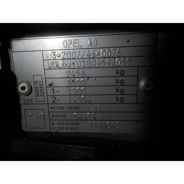 Panel sterowania, szyby sterowane elektrycznie Vauxhall / Opel Combo (2012 - 2018) Van 1.6 CDTI 16V (A16FDH(Euro 5))