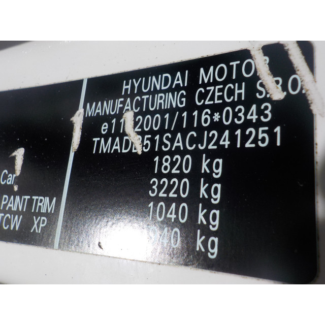 Kokpit Hyundai i30 (FD) (2007 - 2011) Hatchback 1.6 CRDi 16V VGT LP (D4FB)